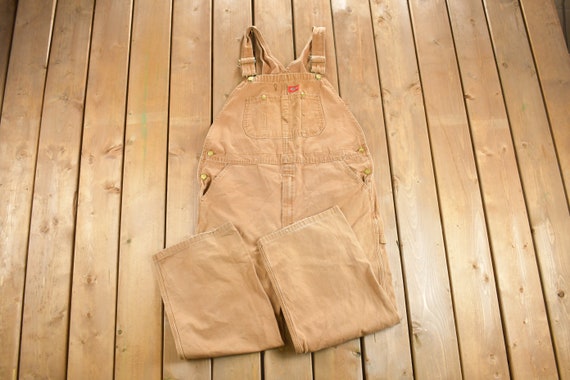 Vintage 1990s Dickies Canvas Overalls / Vintage O… - image 1
