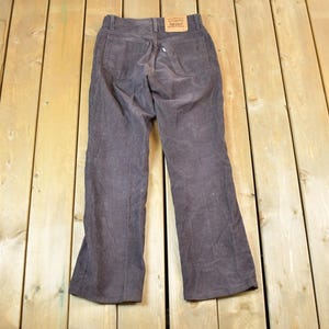 Pantalon en velours côtelé marron Levi Strauss vintage Y2K taille 30 x 29 / Denim vintage / Levis vintage / Made in USA / Jean rétro