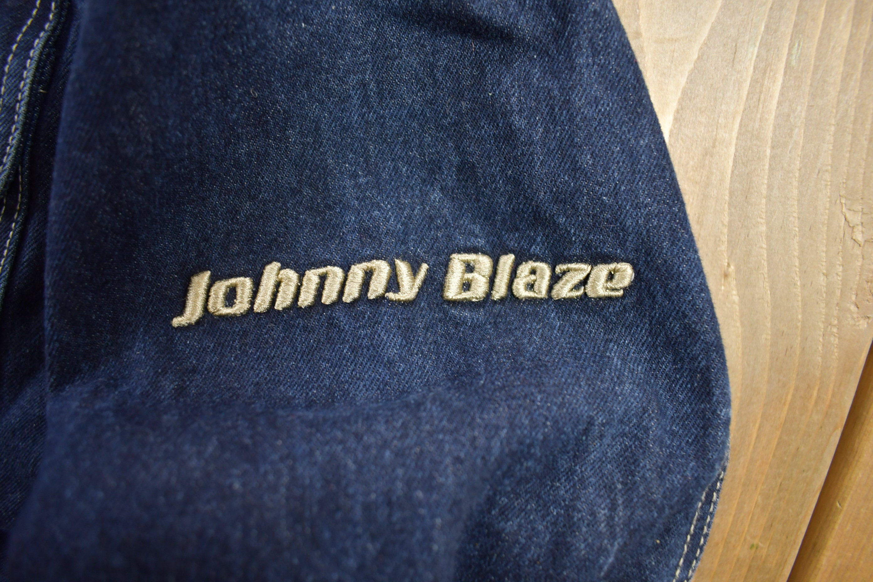 Vintage 1990s Johnny Blaze Denim Jean Jacket / Vintage Denim 