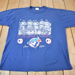 Vintage 1990s Toronto Blue Jays MLB T Shirt / Made In Canada / 90s / Vintage Toronto