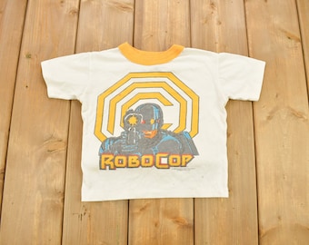 Vintage 1989 Robocop Graphic Kids Size T-shirt / Vintage Movie Tee / Made In USA / Single Stitch / Rare Vintage / 80s Robocop