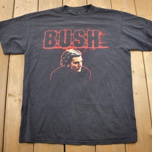 Vintage 1990s BUSH Graphic Band Tee / Vintage Band T Shirt / Rock Tee / Size L / 90s Rock Shirt