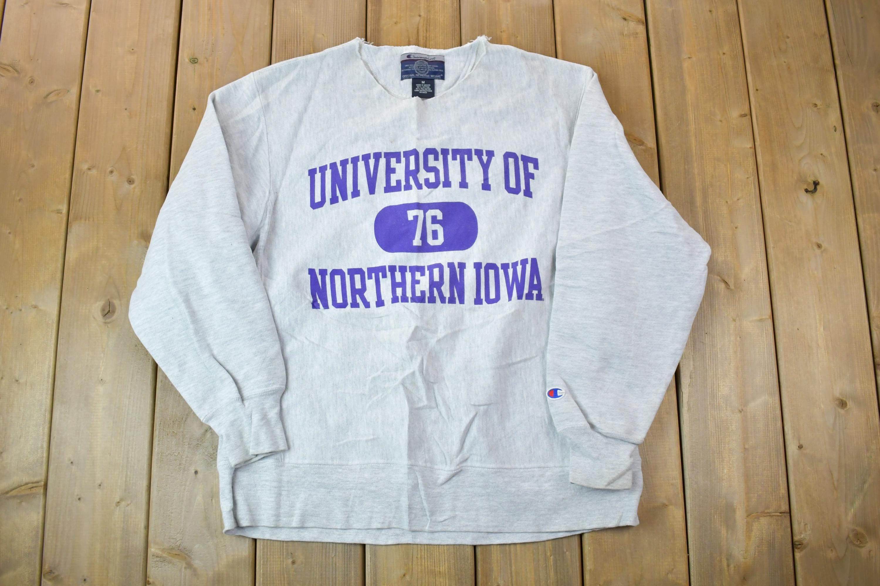 Vintage 1990s Champion Reverse Weave University of Northern Iowa