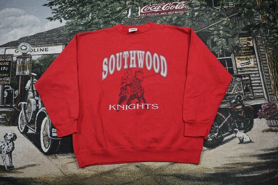 Southwood Knights Sportswear Graphic / 90s Crewnec