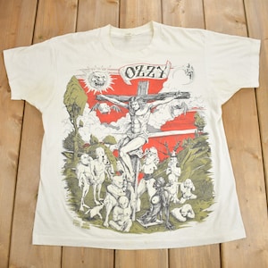 90s USA製バンドTシャツシングルステッチ　オジー・オズボーンツアーTシャツ 90s オジーオズボーン シングルステッチ バンドTシャツ ロック