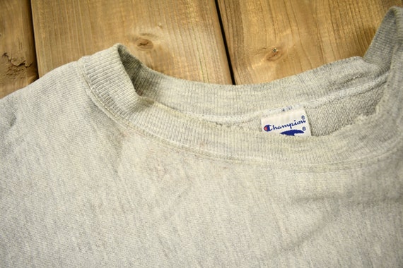 Vintage 1990s Champion Reverse Weave Crewneck Swe… - image 5