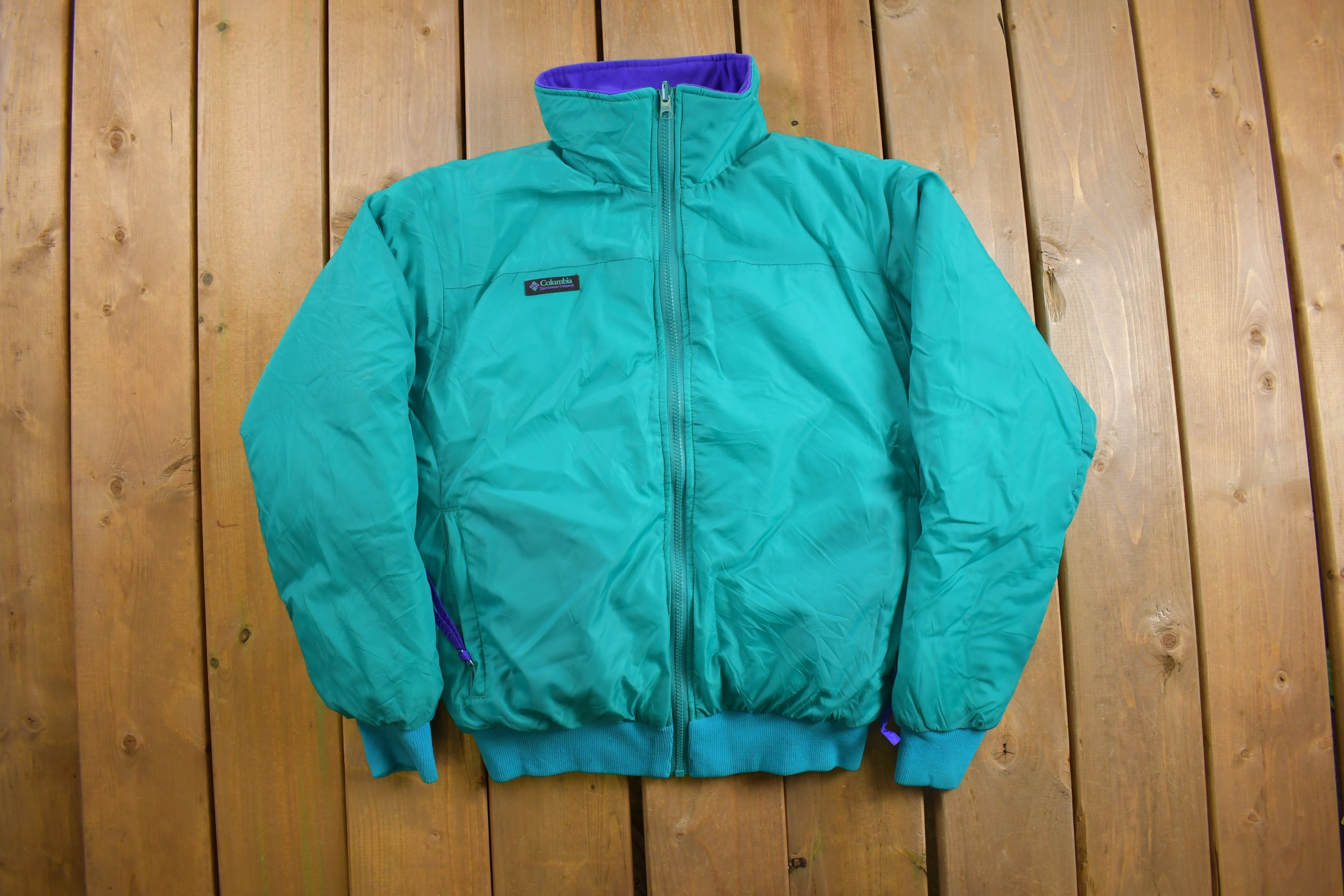 Vintage 1990s Columbia Sportswear Reversible Puffer Jacket Vintage 1990s Columbia Sportswear Reversible Puffer Jacket