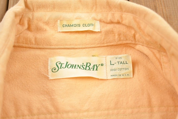 Vintage 1990s St. John's Bay Blank Button Up Shir… - image 3