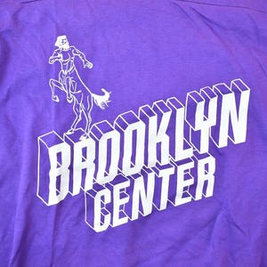 Vintage 1990s Brooklyn Centre Centaurs University Football Collegiate T-Shirt / NCAA Tee / Americana / Sportswear