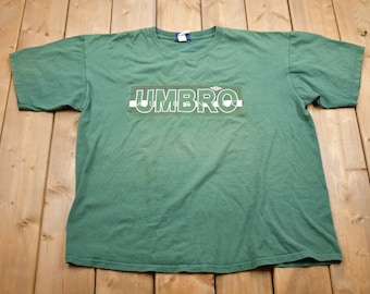 Vintage 1990s Umbro T-Shirt / Graphic / Soccer Theme / 90s / Streetwear / Retro Style / 90s Umbro Soccer Tee / Made In USA / Umbro Vintage