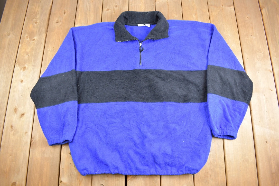 Vintage 1990s Pro Spirit Fleece Quarter Zip Sweater
