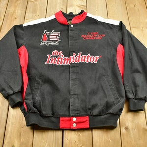 Vintage 1990s Dale Earnhardt The Intimidator Nascar Racing Jacket / Chase Authentics / Streetwear / Automotive Apparel / Championship