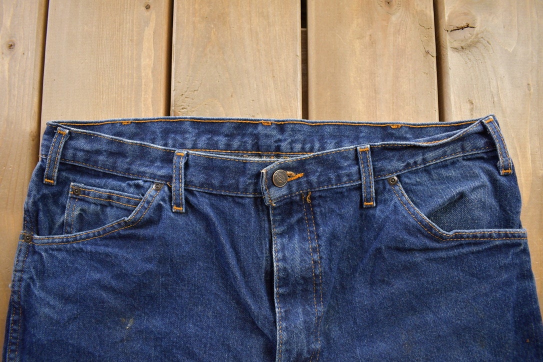 Vintage 1990s Dickies Denim Jeans Size 36x30 / Vintage Denim