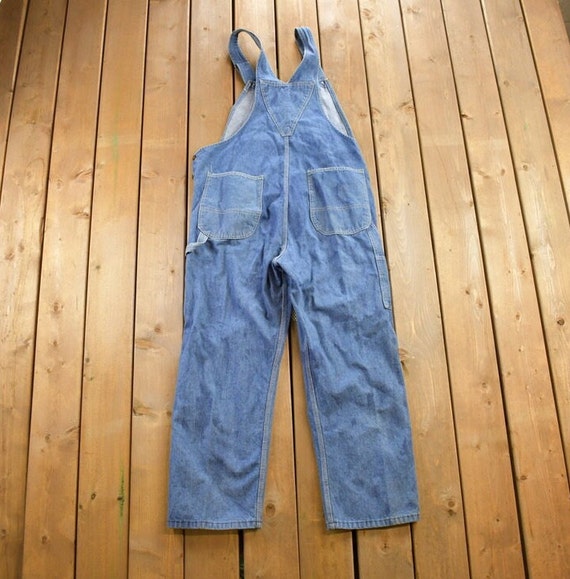 Vintage 1990s Big Ben Denim Jean Overalls Size 44… - image 2