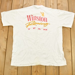 Vintage 1990s Winston Racing Team T-Shirt / Single Stitch / NASCAR Racing / Made in USA / 90s Streetwear / Sportswear