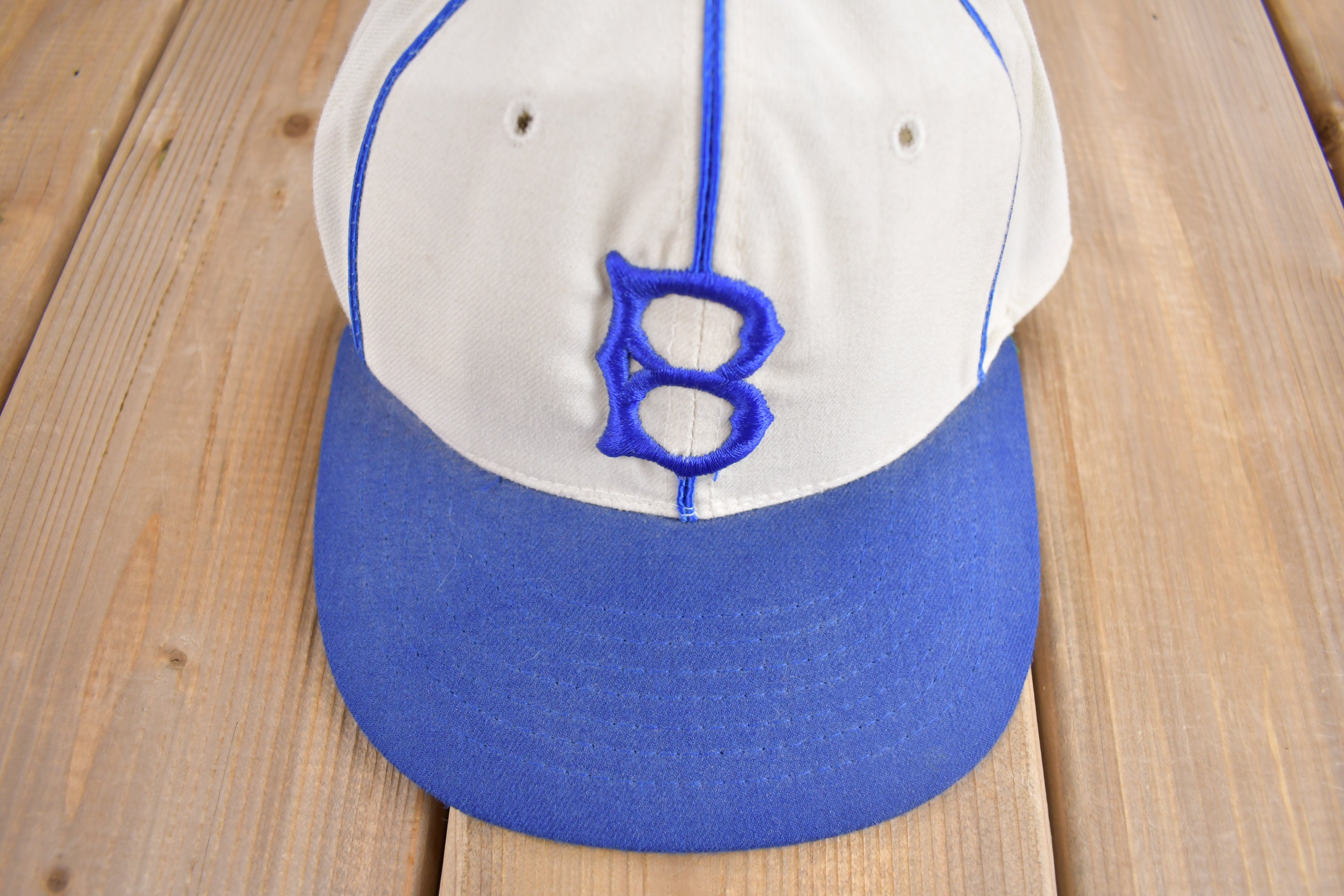 Vintage 1970s Brooklyn Dodgers MLB L Fitted Hat Size 7 / Jackie
