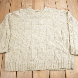 Vintage 1990s Eddie Bauer Wool Knit Crewneck Sweater / Vintage 90s Crewneck / Vintage Eddie Bauer / Outdoorsman