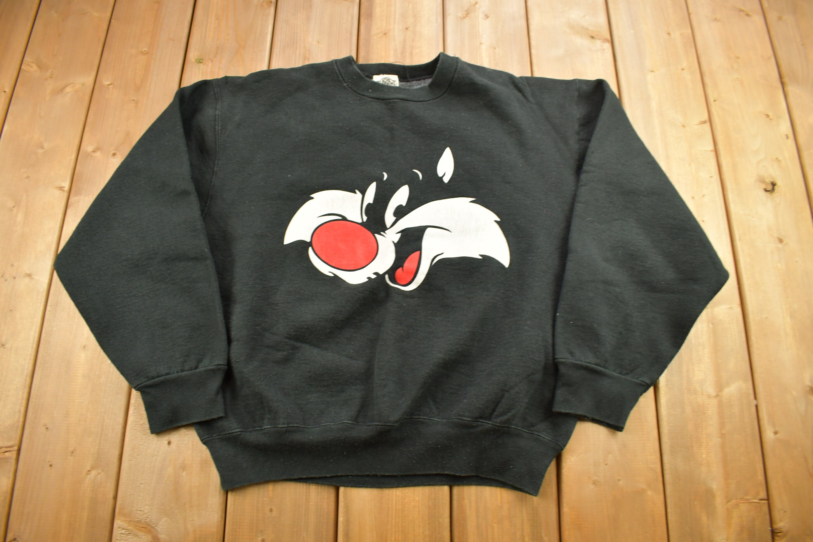 90年代 USA製 Looney Tunes ルーニー テューンズ スウェット