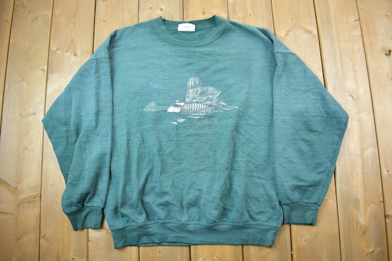 カナダ製 90s〜Northern Reflection sweat shirt Northern Reflections Sweatshirt Crewneck Vintage 90s Graphic