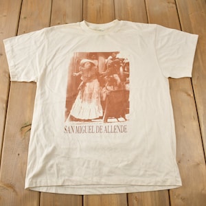 Camiseta de viaje vintage de San Miguel de Allende, México, década de 1990, talla M