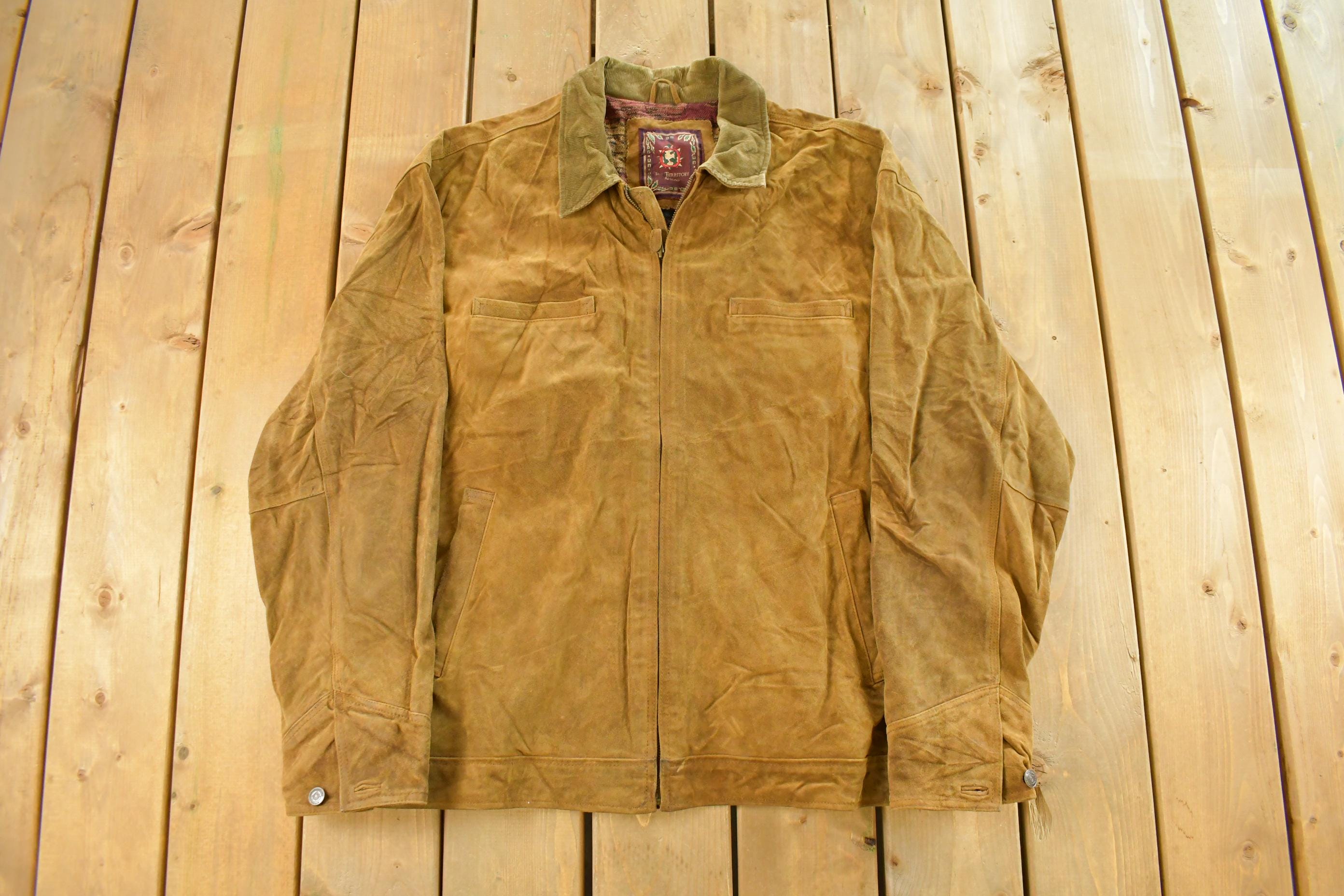 Vintage Territory Ahead Leather Jacket - Etsy
