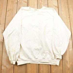 Vintage 1990s LL Bean Blank Crewneck Sweatshirt / 90s Crewneck / Made In USA / Essential / Streetwear / 90s Blank