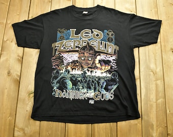 G over Zeppelin Tシャツ・タオル・CD・グッズセット Vintage 1990 Led Zeppelin Hammer of the Gods Band T-shirt / Band