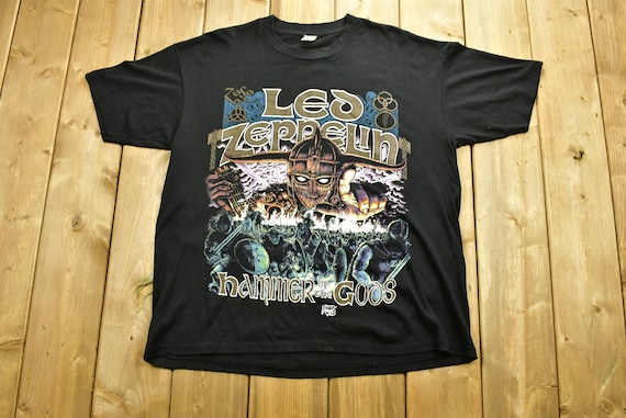 ミュージシャン 90's LED-ZEPPELIN T-shirt led zeppelin t shirt big print Rock Revolution late 90s | eBay