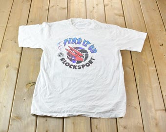 Vintage Volleyball Equipment T Shirt Tee Champion Made USA Size