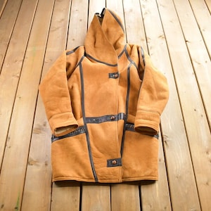 Vintage 1970s Four Lions Authentic Shearling Jacket Size L