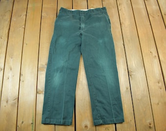 Vintage 1980's Dickies Chino Pants Size 36 x 28 / Sun Faded / Made in USA / American Vintage / Workwear / Streetwear Skater
