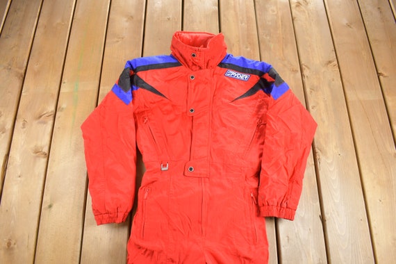 Vintage 1980s Spyder Snowsuit Jumpsuit / Vintage Coveralls
