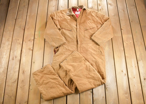 ジャケット・アウター OLD Chaps corduroy coveralls Vintage 1980s Buckhide Insulated Insulated Coveralls