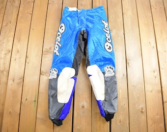 Vintage 1990s Ocelot Racing Motocross Pants Size 29 x 32 / Streetwear / Dirt Biking Pants / Racing Pants / Motocross