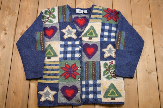 Vintage Knitted Northern Isles Sweater / Vintage … - image 1