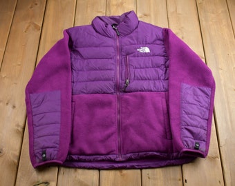 north face purple puffer
