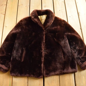 Vintage 1960s Sheered Beaver Fur Coat / True Vintage / Made In USA / Vintage Fur Coat / Vintage Fur / Petko Furs