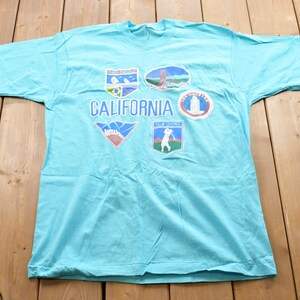 Vintage 1990s San Diego San Francisco California Graphic T-Shirt / Streetwear Fashion / Made In USA / Vacation Tee / Travel & Tourism