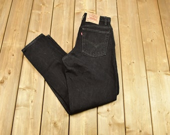Vintage 90's Levi's 550 Red Tab Jeans Size 11 Long / Tapered Leg / Streetwear Fashion / Relaxed Fit / Jeans / Made In USA / Vintage Levi's
