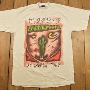 90s 1995 EAGLES WORLDTOUR Tシャツ バンド US Vintage 90s Eagles World Tour 1995 Rock Band T-shirt Sz L