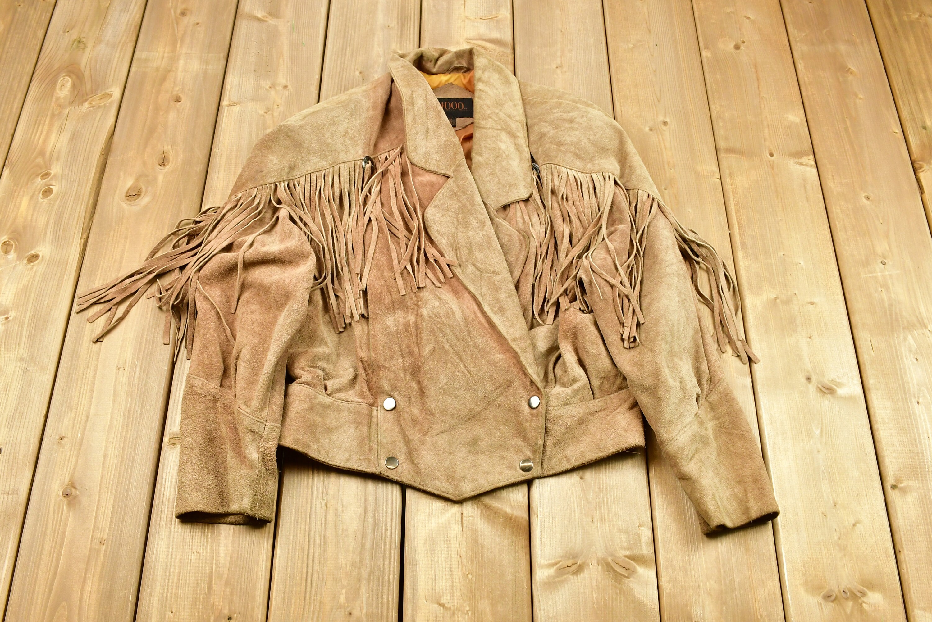 Vintage G4000 Western Fringe Jacket Leather Jacket Fall Winter Outerwear Streetwear Fashion Western Wear Style Scully Etsy Australia
