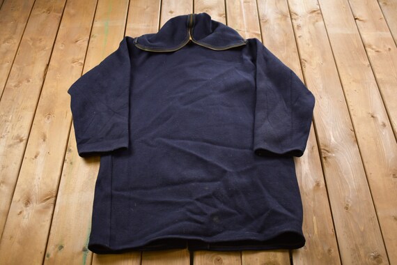 Vintage 1950s 100% Wool Full Length Jacket / Wool Jacket / Vintage