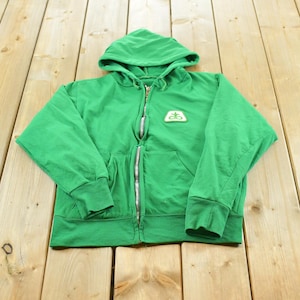 Vintage 1980s Pioneer Seeds Thermal Lined Hoodie Full Zip Sweatshirt Men's S / 80s Souvenir Promo / Streetwear