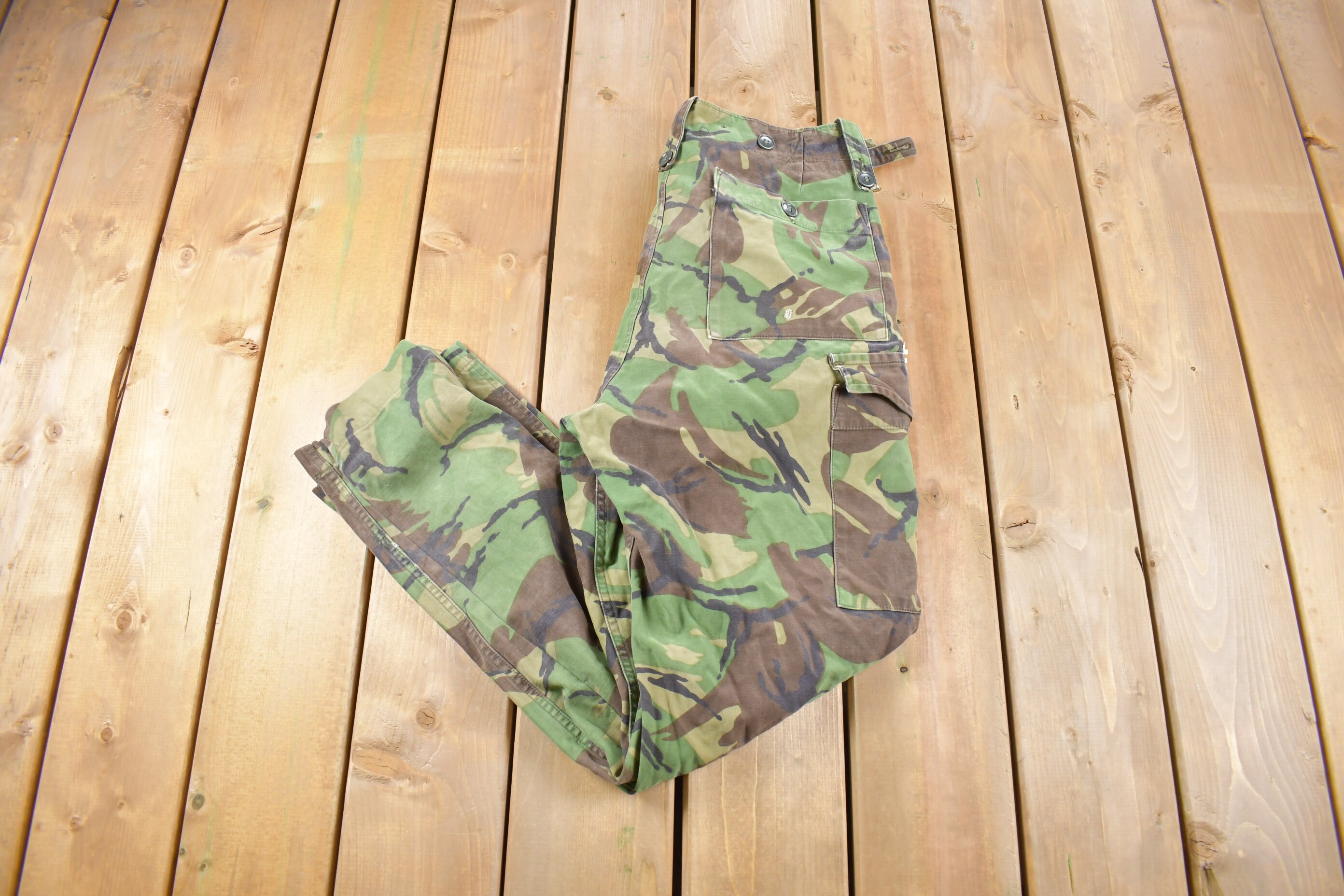 Vintage 1980s US Army Woodland Military Camouflage Cargo Pants - Etsy