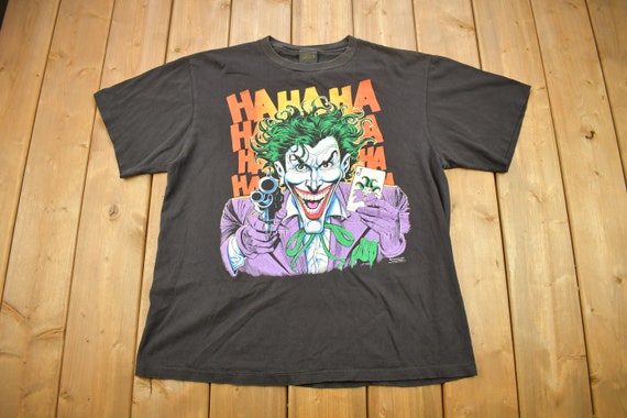 Vintage 1989 Joker DC Comics Batman Promo T-shirt / Made in Vintage 1989 Joker DC Comics Batman Promo T-shirt / Made in