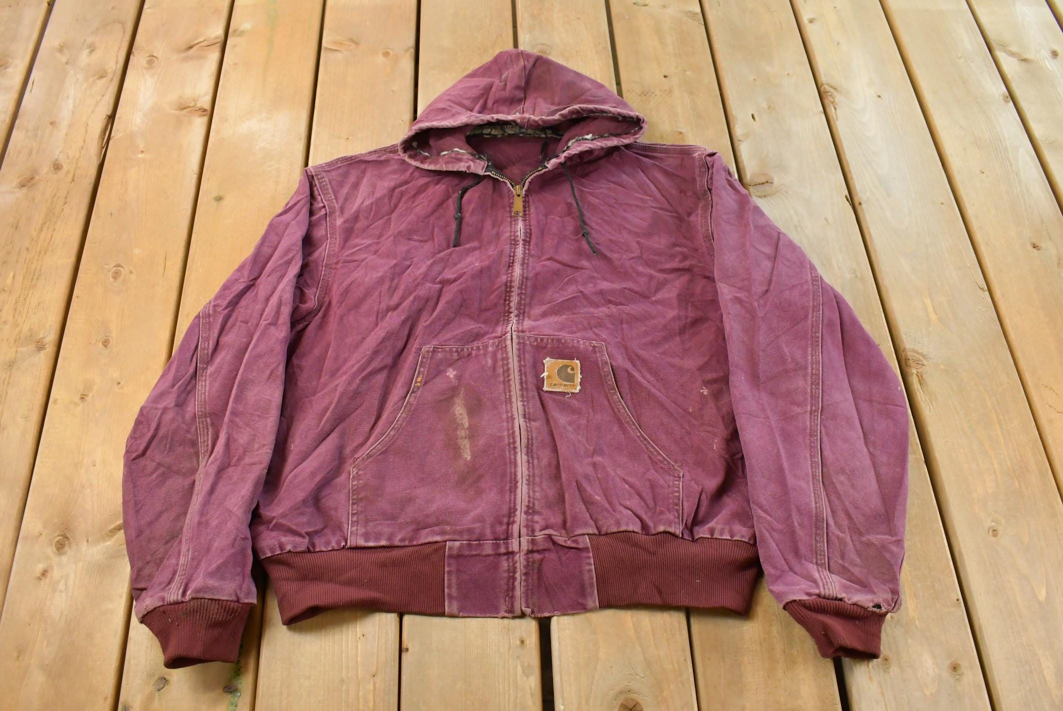 Carhartt Active Jacket Purple - Etsy