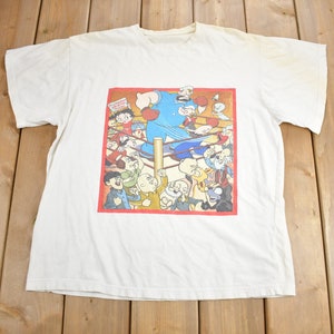 Vintage 1990s Favourite Cartoon Characters Graphic T Shirt / Vintage T Shirt / Streetwear / Graphic Tee / Pop Eye / Betty Boop