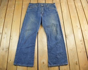 Wrangler Deadstock Vintage 1970 Indigo Rigid 14 Oz Denim Bell
