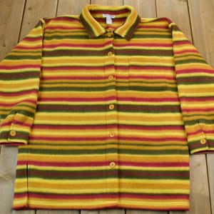 Vintage 1990s NY Jeans Multi Colour Striped Jacket