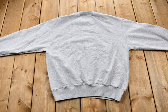 Vintage Blank Grey Champion Crewneck Sweatshirt /… - image 4